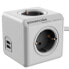 Фото #2 товара Allocacoc 1407/DEEUPC - 3 m - Type F - Grey - White - 4 AC outlet(s)