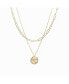 ფოტო #1 პროდუქტის Roth Layered Medallion Necklace