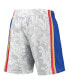 Men's White Philadelphia 76ers Hardwood Classics Lunar New Year Swingman Shorts