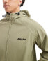 Dickies – Shell-Jacke in Khaki-Grün mit Kapuze