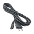 Фото #2 товара Akyga AK-RD-02A - 3 m - CEE7/16 - C7 coupler - 250 V - 2.5 A - Black