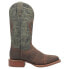 Фото #1 товара Dan Post Boots Dee TooledInlay Embroidery Square Toe Cowboy Womens Brown, Green