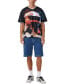 ფოტო #4 პროდუქტის Men's Pit Stop V Neck Jersey T-shirt