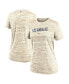 ფოტო #1 პროდუქტის Women's Cream Los Angeles Dodgers 2024 City Connect Authentic Collection Practice Velocity Performance T-Shirt