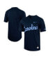 Фото #1 товара Men's Navy North Carolina Tar Heels Two-Button Replica Baseball Jersey