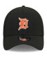 Фото #3 товара Men's Black Detroit Tigers Logo 39THIRTY Flex Hat