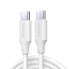 Фото #1 товара Kabel przewód USB-C PD QC 100W 5A 480Mb/s 1m biały