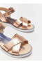 Lcw Steps Frozen Baskılı Çapraz Bantlı Kız Çocuk Sandalet
