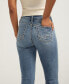 ფოტო #4 პროდუქტის Women's Suki Mid Rise Curvy Fit Capri Jeans