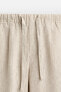 100% LINEN JOGGER WAIST TROUSERS