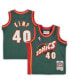 Infant Boys and Girls Shawn Kemp Green Seattle Supersonics 1995/96 Hardwood Classics Retired Player Jersey