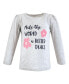 ფოტო #9 პროდუქტის Baby Girls Long Sleeve T-Shirts, Be Kind