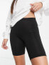 Brave Soul Tall sindy legging shorts in black