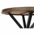 Фото #5 товара Обеденный стол DKD Home Decor Чёрный Натуральный Металл древесина акации 101 x 101 x 79 cm 100 x 100 x 76 cm