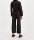 Фото #3 товара Levi’s Utility Iconic Cotton Black Wide Leg Ankle Jumpsuit Size XL NEW