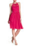 Фото #1 товара Marina 152945 Halter Sheer Mesh Dress Fuchsia Pink size 8