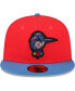 ფოტო #3 პროდუქტის Men's Coral Fayetteville Woodpeckers Copa De La Diversion 59FIFTY Fitted Hat