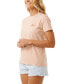 ფოტო #3 პროდუქტის Juniors' Wild Bloom Standard T-Shirt