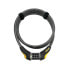 OnGuard Akita Resettable Combo Cable Lock: 6' x 12mm, Gray/Yellow