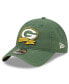 ფოტო #4 პროდუქტის Big Boys Green Bay Packers 2022 Sideline Adjustable 9TWENTY Hat