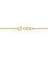 ფოტო #3 პროდუქტის EFFY® Diamond (1/4 ct. t.w.) & Tsavorite Accent Fox 18" Pendant Necklace in 14k Gold