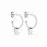 Steel round earrings 3in1 TJ-0055-E-18