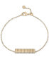 Diamond Wide Bar Link Bracelet (1/6 ct. t.w.) in Gold Vermeil, Created for Macy's
