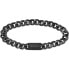 Фото #2 товара Браслет стильный черный для мужчин Chain Link 1580145 от Hugo Boss