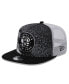 Черный бейсболка Snapback Brooklyn Nets New Era Men's Court Sport. - фото #1