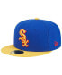 Фото #4 товара Men's Royal, Yellow Chicago White Sox Empire 59FIFTY Fitted Hat