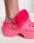 Фото #6 товара Crocs Stomp lined clogs in hyper pink