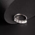Modern silver ring with clear zircons Scintille SAQF141