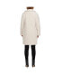 ფოტო #2 პროდუქტის Women's Sherpa Teddy Coat With Notch Collar