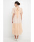 ფოტო #4 პროდუქტის Women's Plaid Midi Dress
