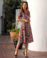 Фото #4 товара Платье средней длины с принтом и завязкой на поясе от 24seven Comfort Apparel