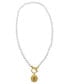 Фото #1 товара ADORNIA imitation Pearl and Coin Toggle Necklace