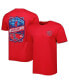 Фото #1 товара Men's Red Ole Miss Rebels Double Diamond Crest T-shirt