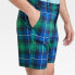 Фото #2 товара Men's Plaid Golf Shorts 8" - All in Motion Green 40