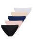 Фото #1 товара Women's Rosanne 5 Pack Seamless Soft Touch Fabric Brief Panties