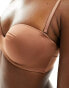 Lindex Reese sweetheart balconette strapless bra in brown