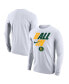 Men's White Baylor Bears Legend Bench Long Sleeve T-shirt