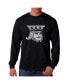 Men's Word Art Long Sleeve T-Shirt - King of Spades