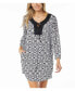 Women's Swim Faye Caftan Cover-Up with Abstract Print