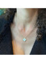 ფოტო #2 პროდუქტის Mother of Pearl Clover Pendant Necklace