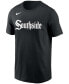 Фото #3 товара Men's Tim Anderson Black Chicago White Sox City Connect Name Number T-shirt