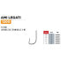 JATSUI 1200 0.140 mm Barbless Tied Hook