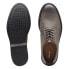 Clarks Atticus LT Lace 26162726 Mens Gray Oxfords & Lace Ups Plain Toe Shoes