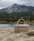 Фото #2 товара Country Navy & White Striped Picnic Basket