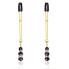 Фото #1 товара Nipple Clamps with Glass Beads Golden