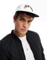 ASOS DESIGN baseball cap with embroidery and contrast stitch